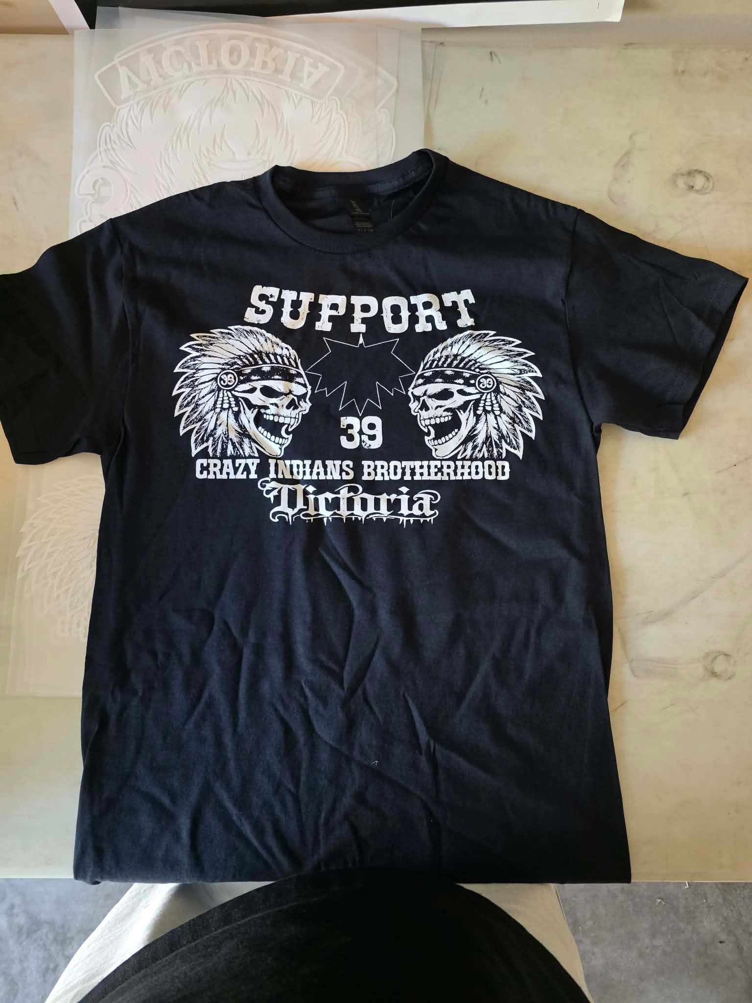 Black Support CIB Shirt