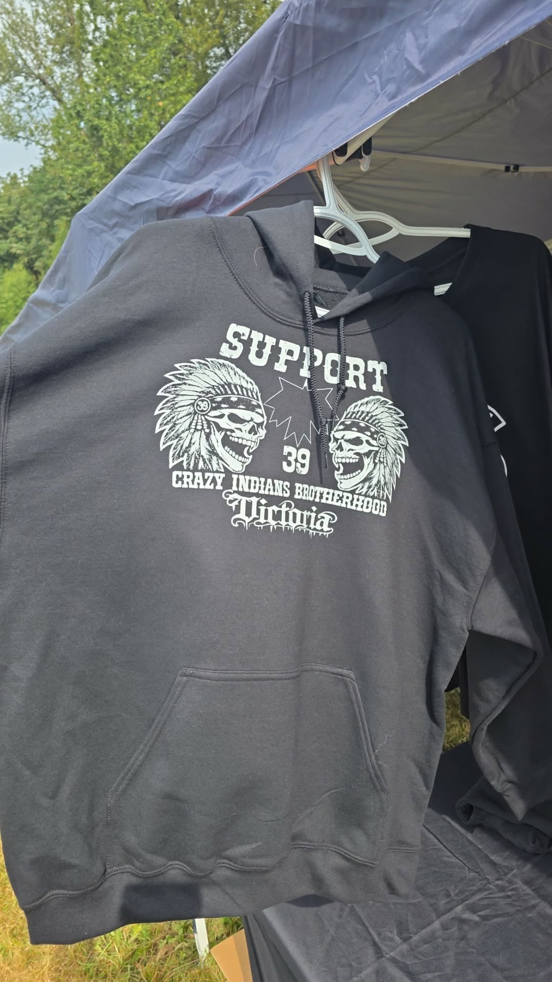 Black Support CIB Victoria Hoodie